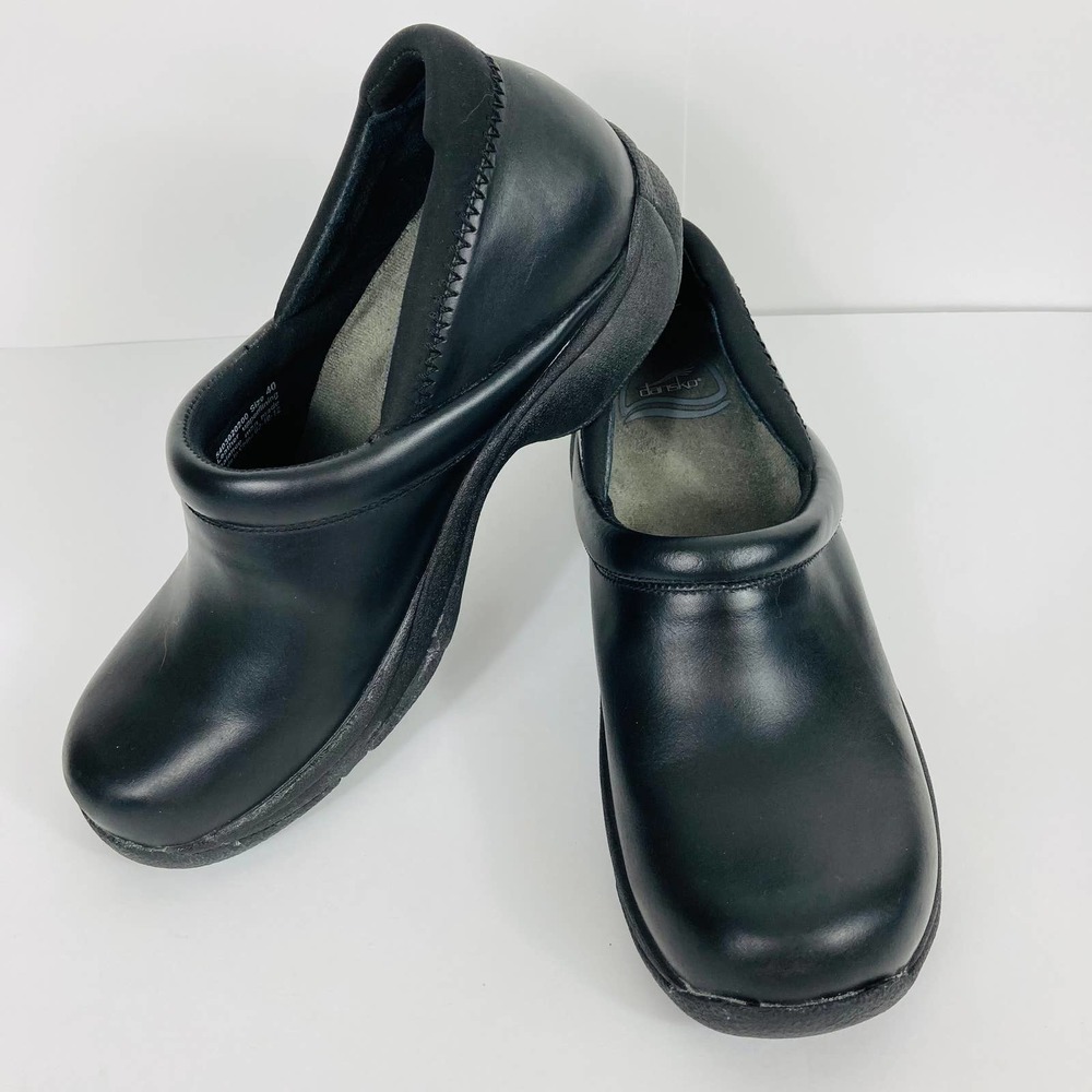 Dansko Leather Nursing Professional Clogs Sz 40